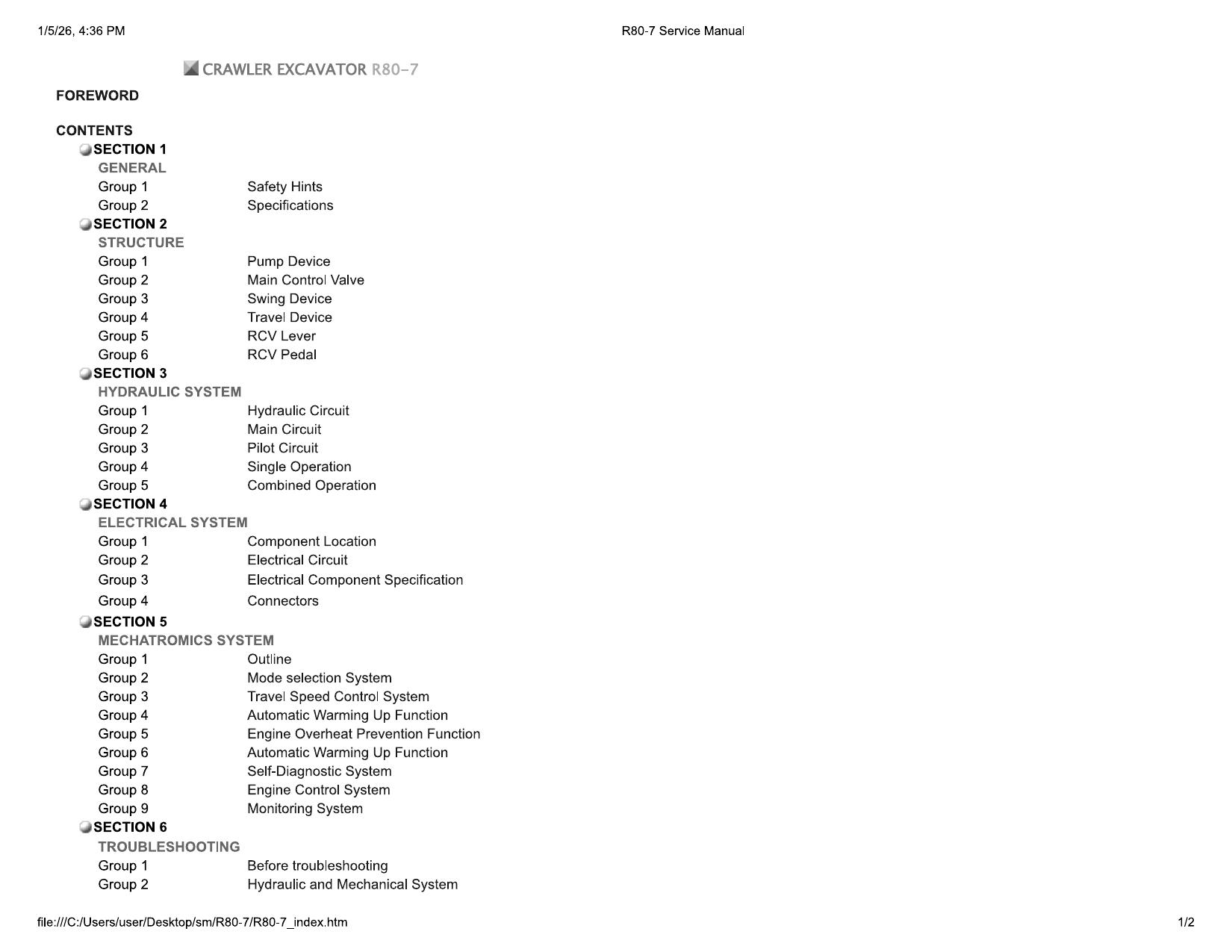 R80-7 Service Manual